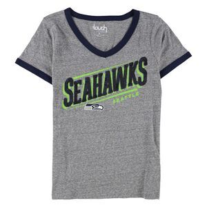 Touch Womens Seattle Seahawks Sequin Embellished T-Shirt, NWT